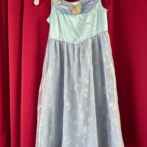EUC - Disney’s Live Action Cinderella’s Blue Butterfly Nightgown / Costume